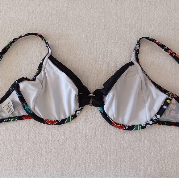 VENUS Midnight Elegance Sally Underwire Ring Bikini Top, size 32DD/34D/36C - Picture 12 of 13